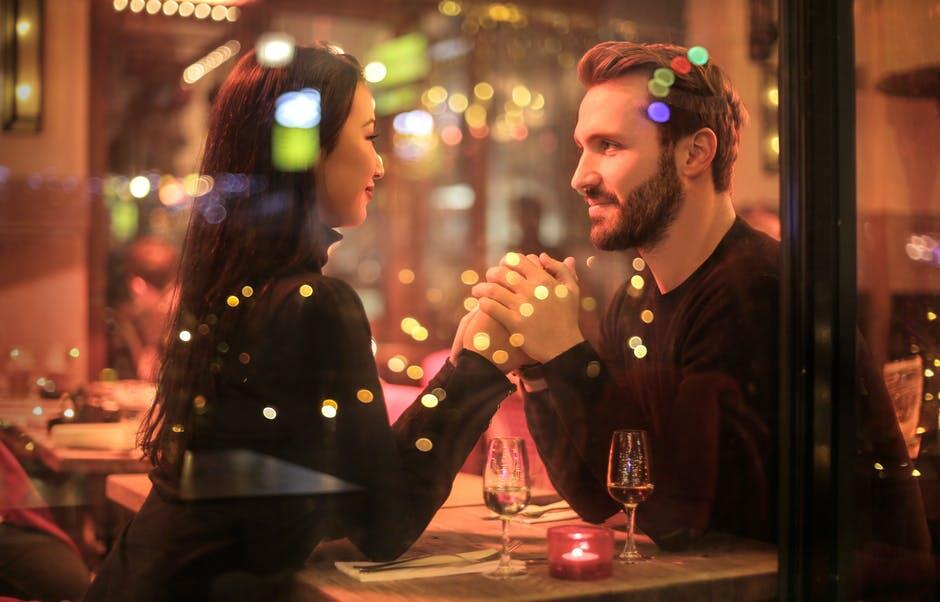 couple on a late night date