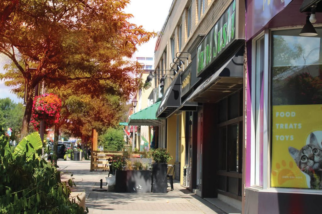 Kerr street downtown